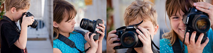 children-learning-to-use-dslr-cameras