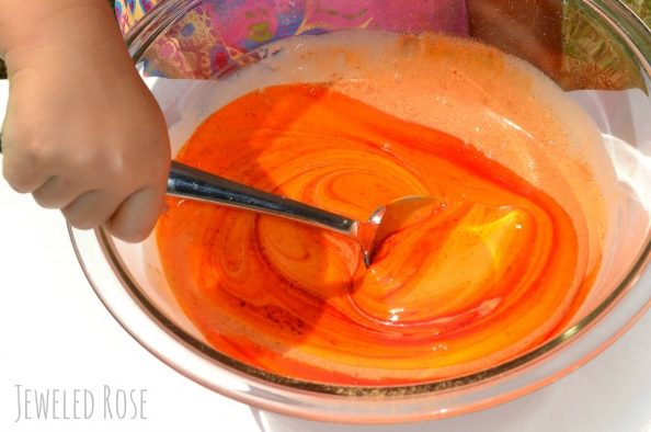 Thanksgiving kids' activities to do at home | 1 pumpkin slime e1510504081713