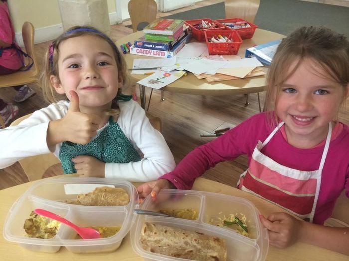 girls cooking little yumminess