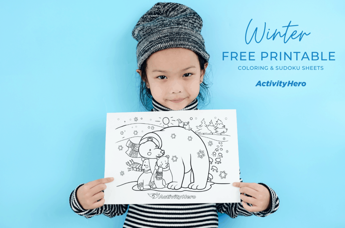 Free Winter Coloring Sheets