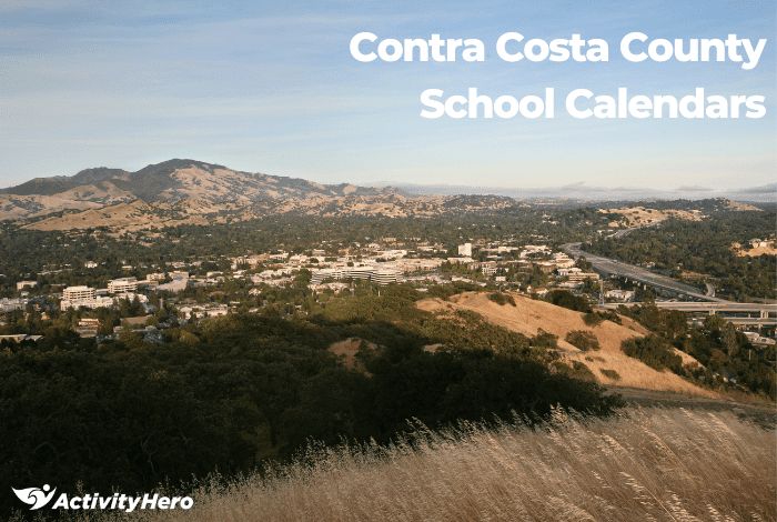 Contra Costa County School Calendars