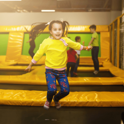 winter break activities - trampoline