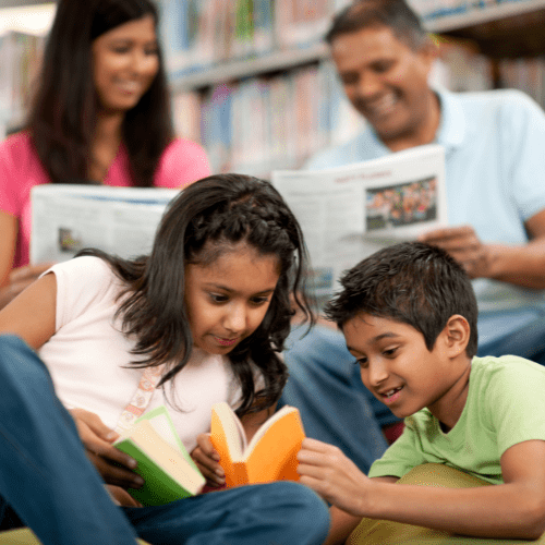 winter break activities - library