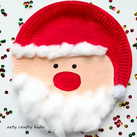 Christmas Crafts - santa face