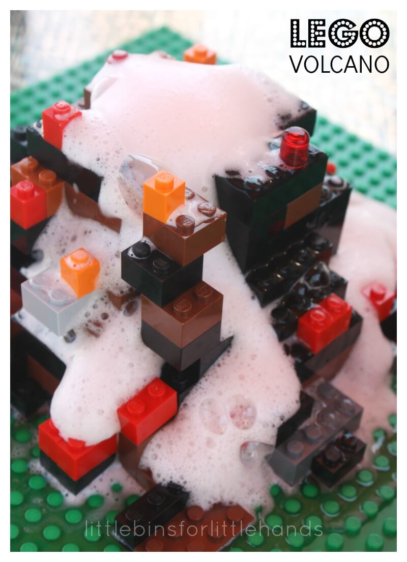 Lego Stem - volcano